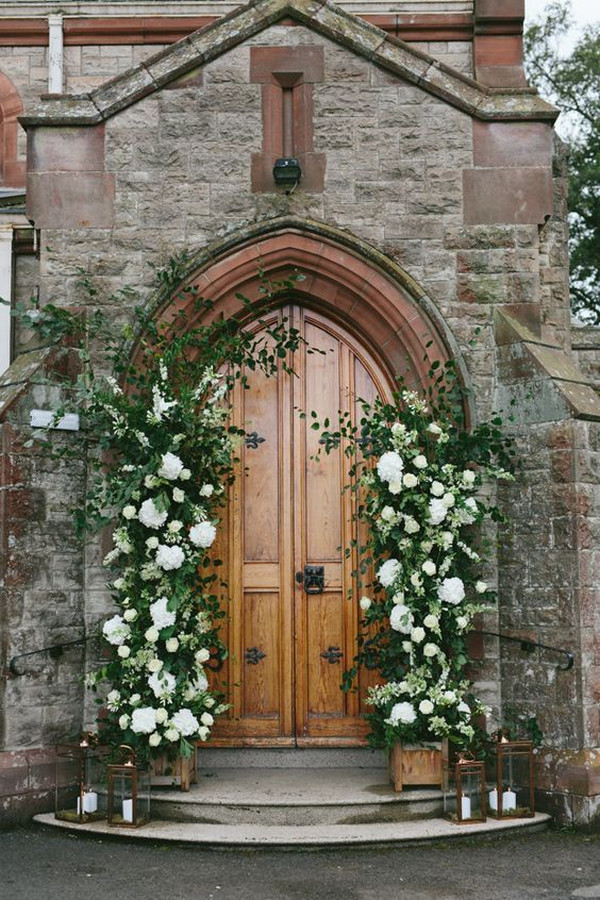 church wedding entrance decoration ideas