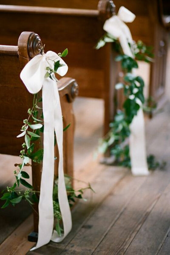 50+ Elegant Ideas For Church Wedding Decorations