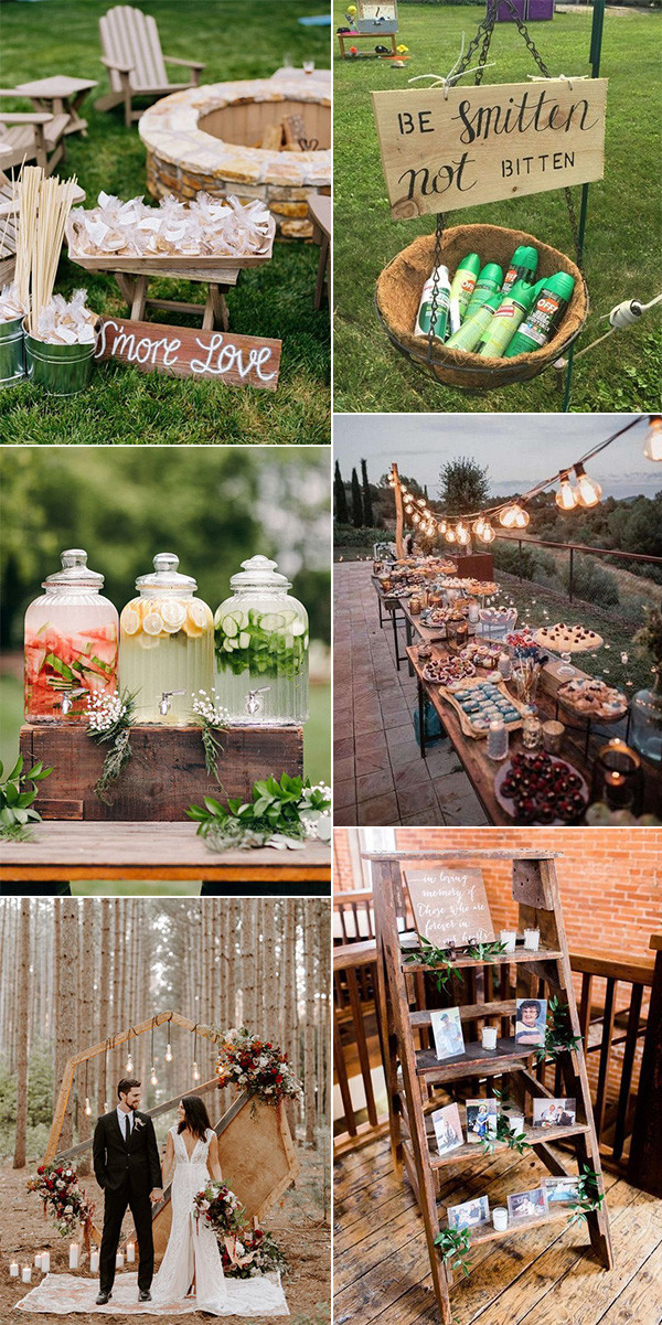 Outdoor Small Intimate Wedding Ideas, Rustic Garden Wedding Ideas