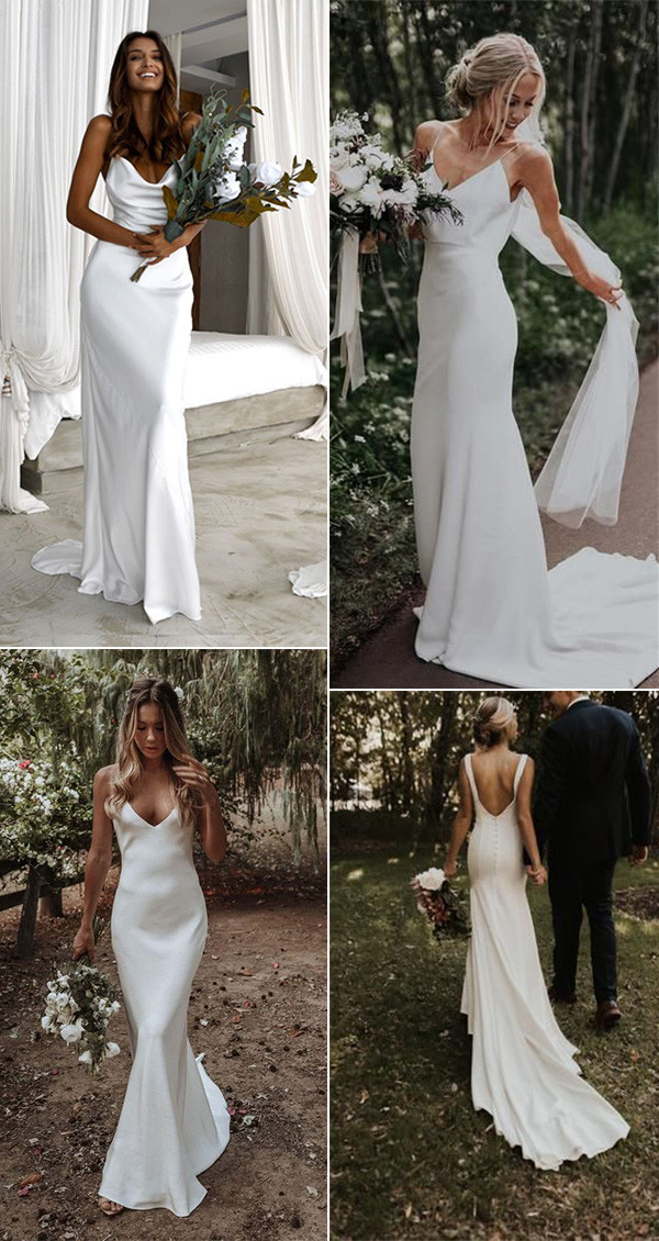 trending simple elegant wedding dresses