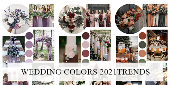 wedding colors for 2021 trends