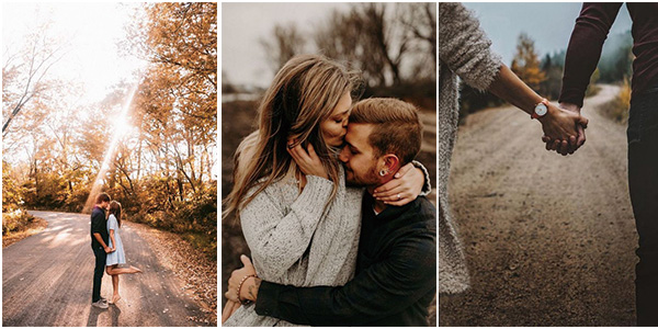 romantic fall wedding engagement photo ideas for 2021