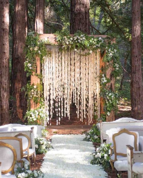 Stylish Wedding Arch Ideas For Every Season 42
