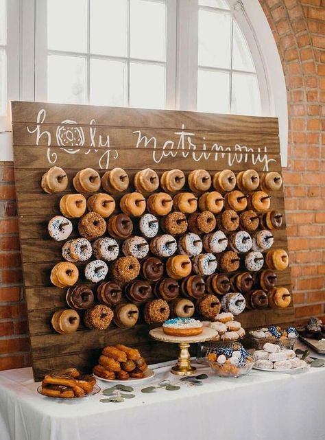 This stunning display of doughnuts is sure to wow any guest 