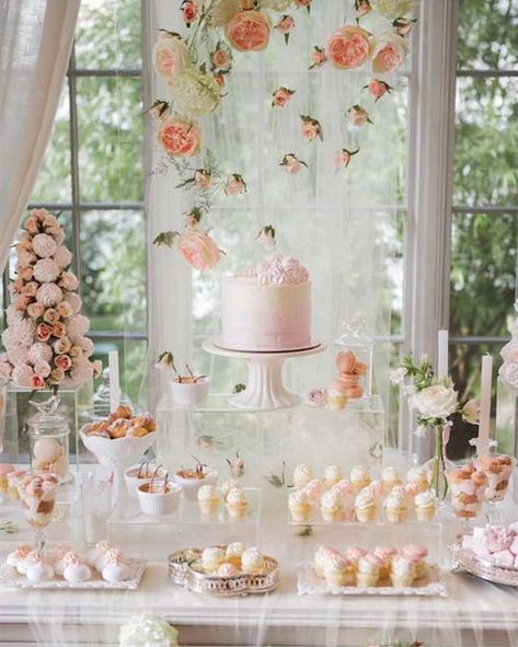 Buffet of Delicious Wedding Desserts 