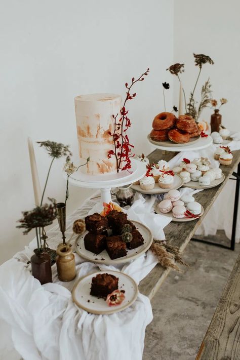 This wedding dessert bar provides plenty of choices for guests