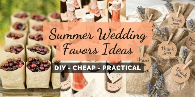 Cheap Summer Wedding Favors Ideas