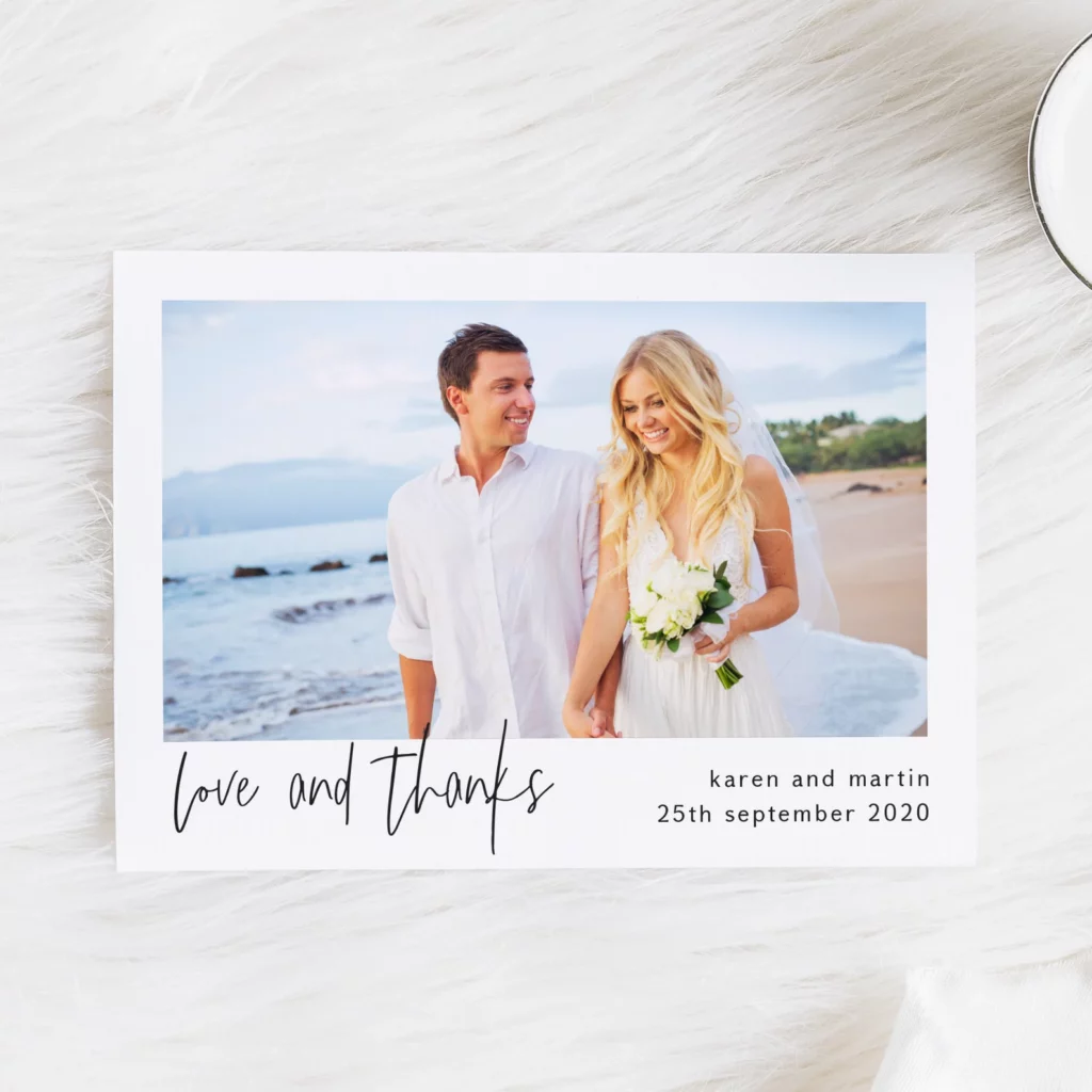 Outstanding Thank You Cards for Weddings to Express Your Appreciation1