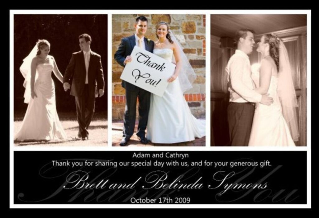 Outstanding Thank You Cards for Weddings to Express Your Appreciation16