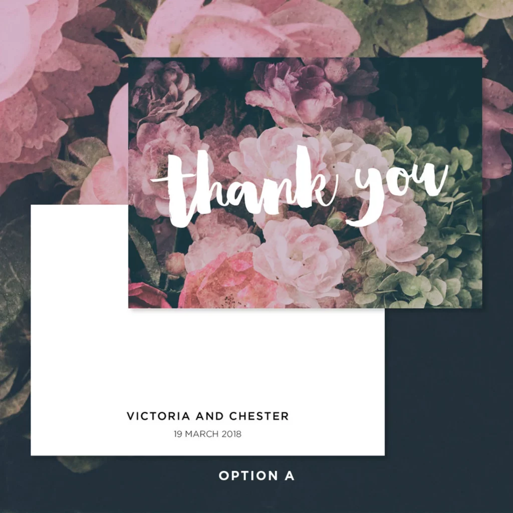 Outstanding Thank You Cards for Weddings to Express Your Appreciation18
