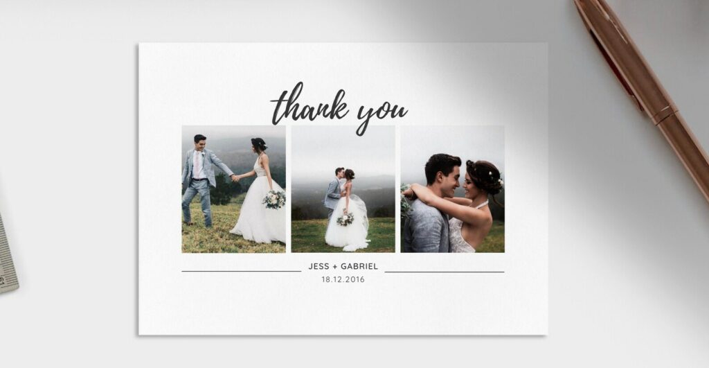 Outstanding Thank You Cards for Weddings to Express Your Appreciation8