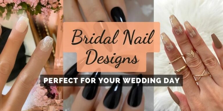 Colorful Bridal Nail Designs For Wedding