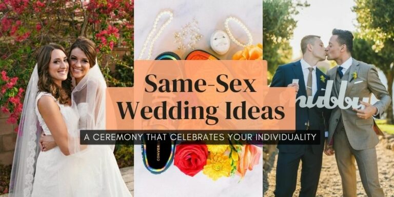Same sex wedding ideas that honor your uniqueness.