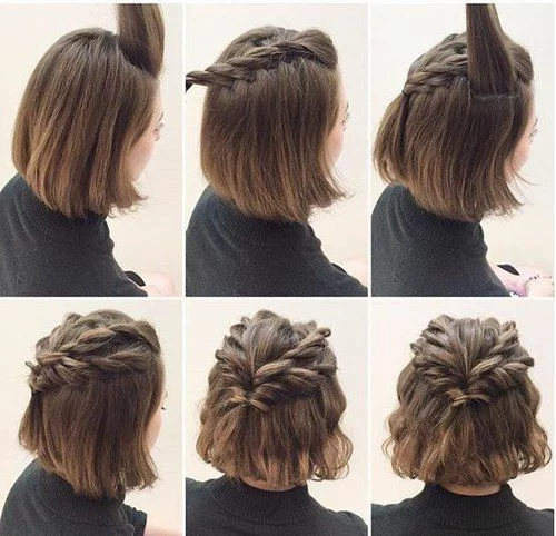 40 Effortlessly StressFree DIY Hairstyles for Glamorous Short Hair  DIY   Crafts