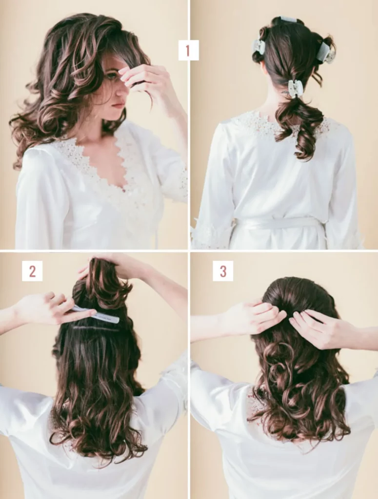 17 Best DIY Wedding Hairstyles1jpg