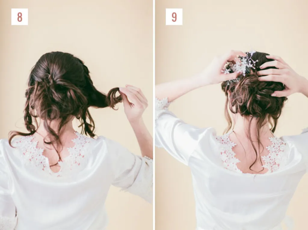 17 Best DIY Wedding Hairstyles3jpg