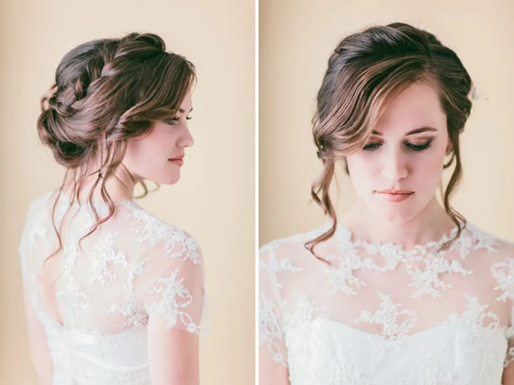 17 Best DIY Wedding Hairstyles4jpg