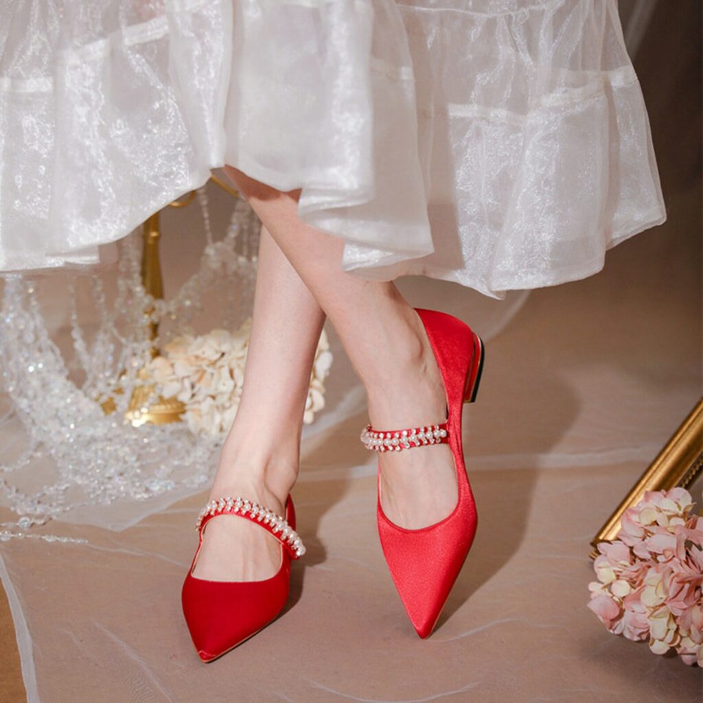 Sexy Red Wedding Shoes For Bride16