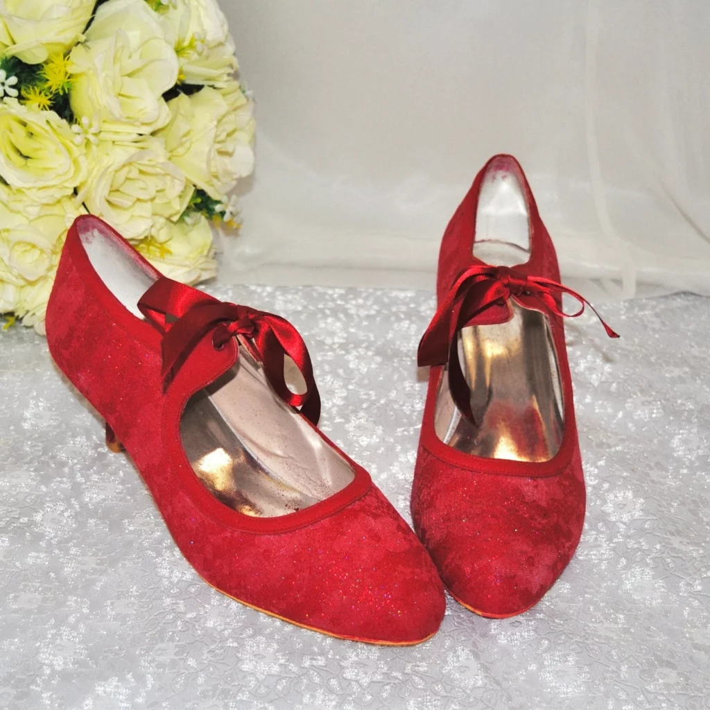 Sexy Red Wedding Shoes For Bride22