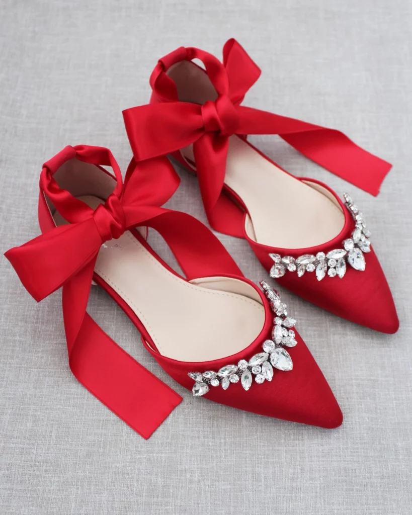 Sexy Red Wedding Shoes For Bride25