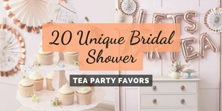 20 Unique Bridal Shower Tea Party Favor Ideas