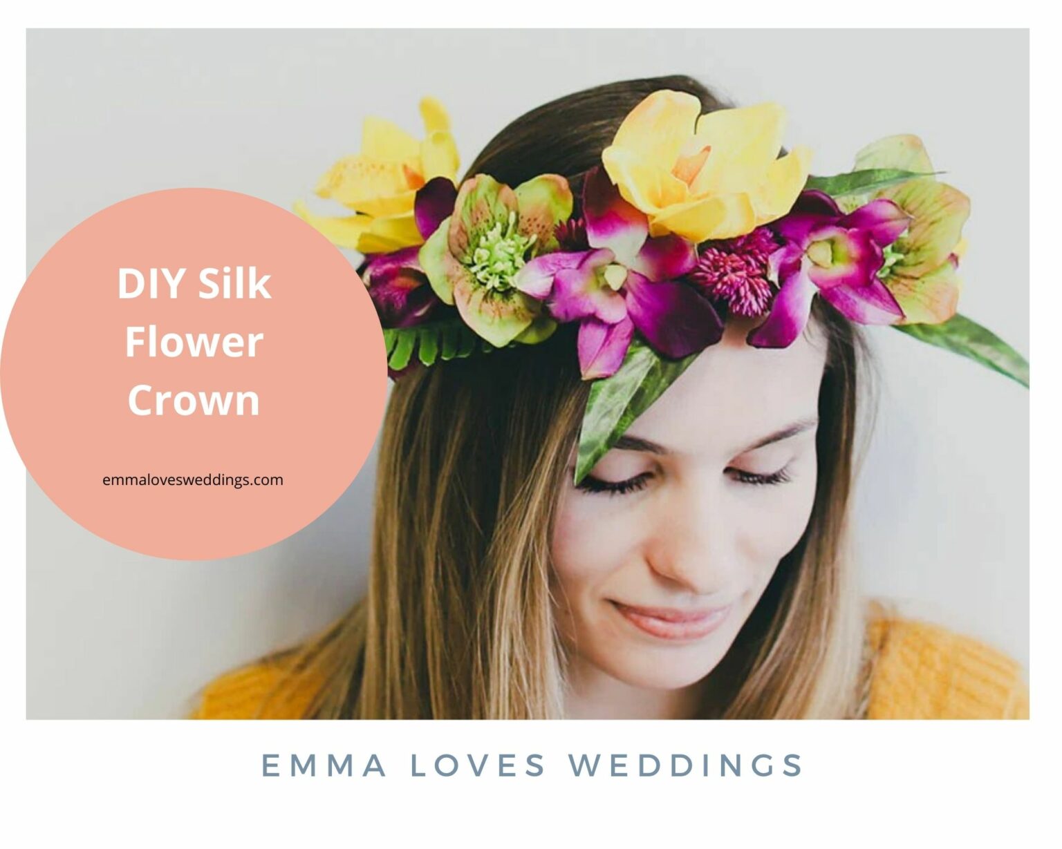 04 Types of DIY Wedding Flower Crown [Easy Steps]