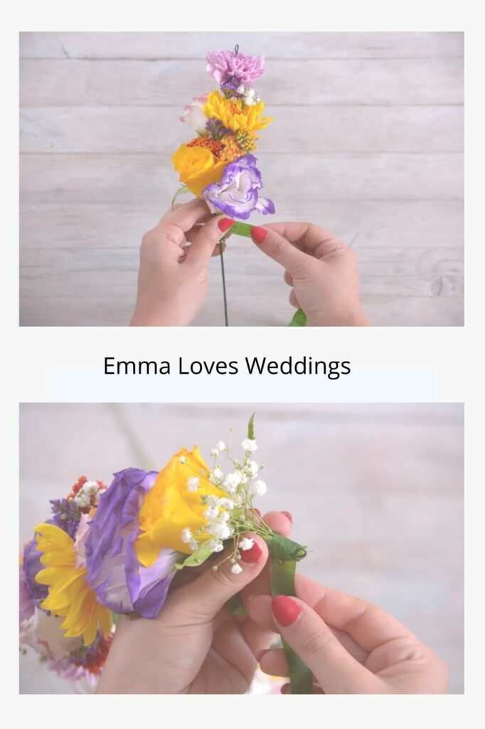 DIY Wedding Flower Crown In Easy Steps1 3