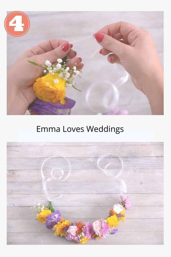 DIY Wedding Flower Crown In Easy Steps1 4