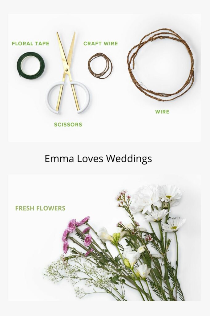 DIY Wedding Flower Crown In Easy Steps1