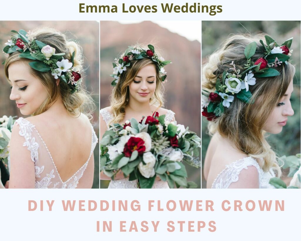 DIY Wedding Flower Crown In Easy Steps2