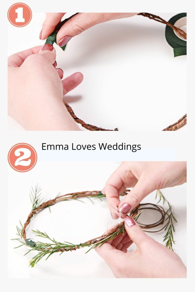 DIY Wedding Flower Crown In Easy Steps2 2