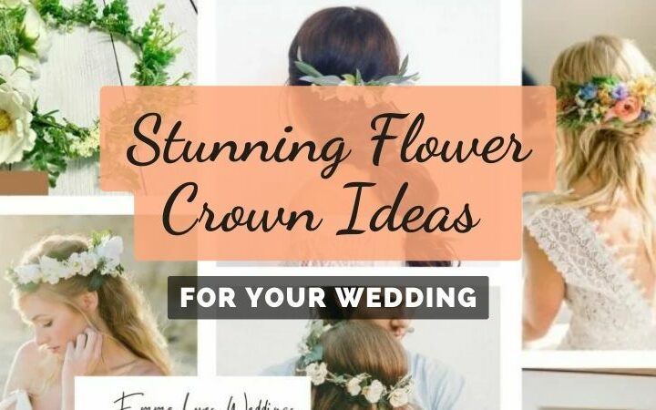 Stunning Flower Crown Ideas For Your Wedding bride