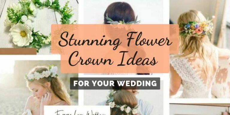 Stunning Flower Crown Ideas For Your Wedding bride