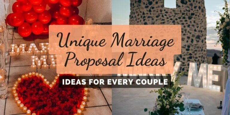Unique Marriage Proposal Ideas for every couple