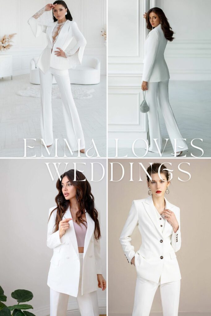 You are prepared for the wedding rehearsal dinner in style with your stunning pantsuit