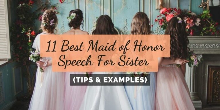 Best Maid of Honor Speech For Sister Tips Examples