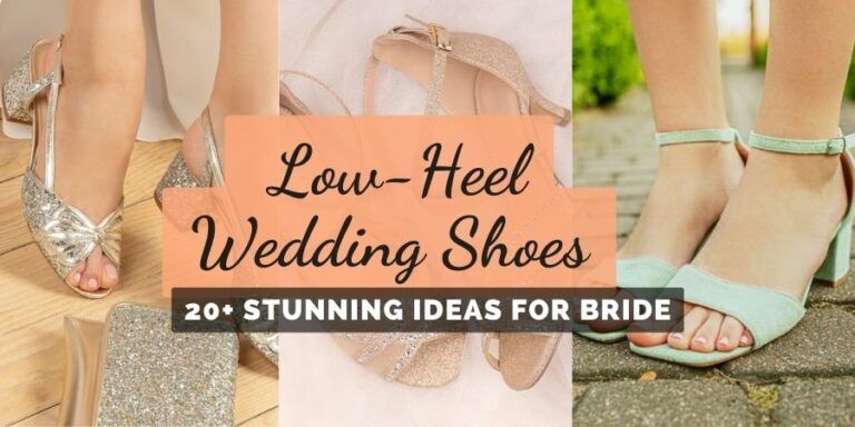Stunning Low Heel Wedding Shoes Ideas