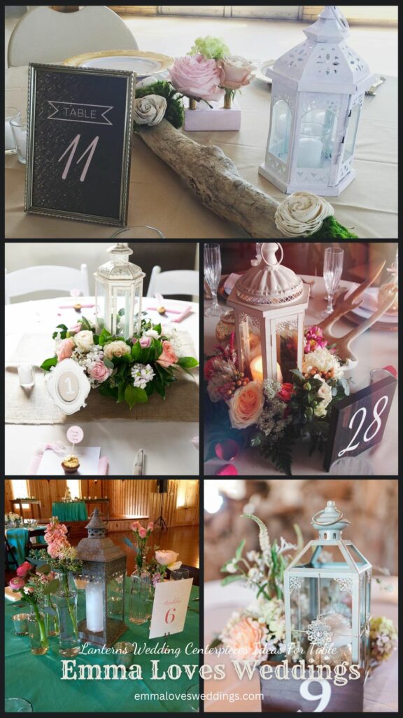 A wedding table decorated with lanterns is a great example of the best kind of wedding decor