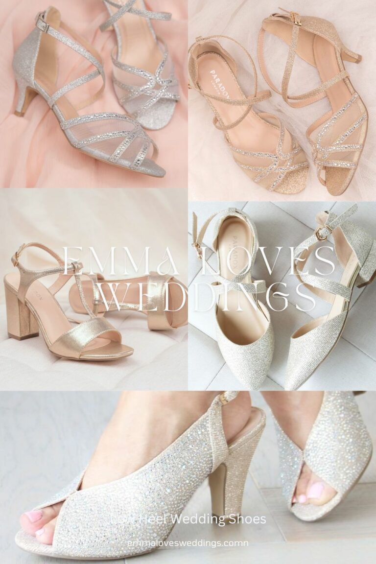 ️ 20+ Stunning Low Heel Wedding Shoes Ideas - Emma Loves Weddings