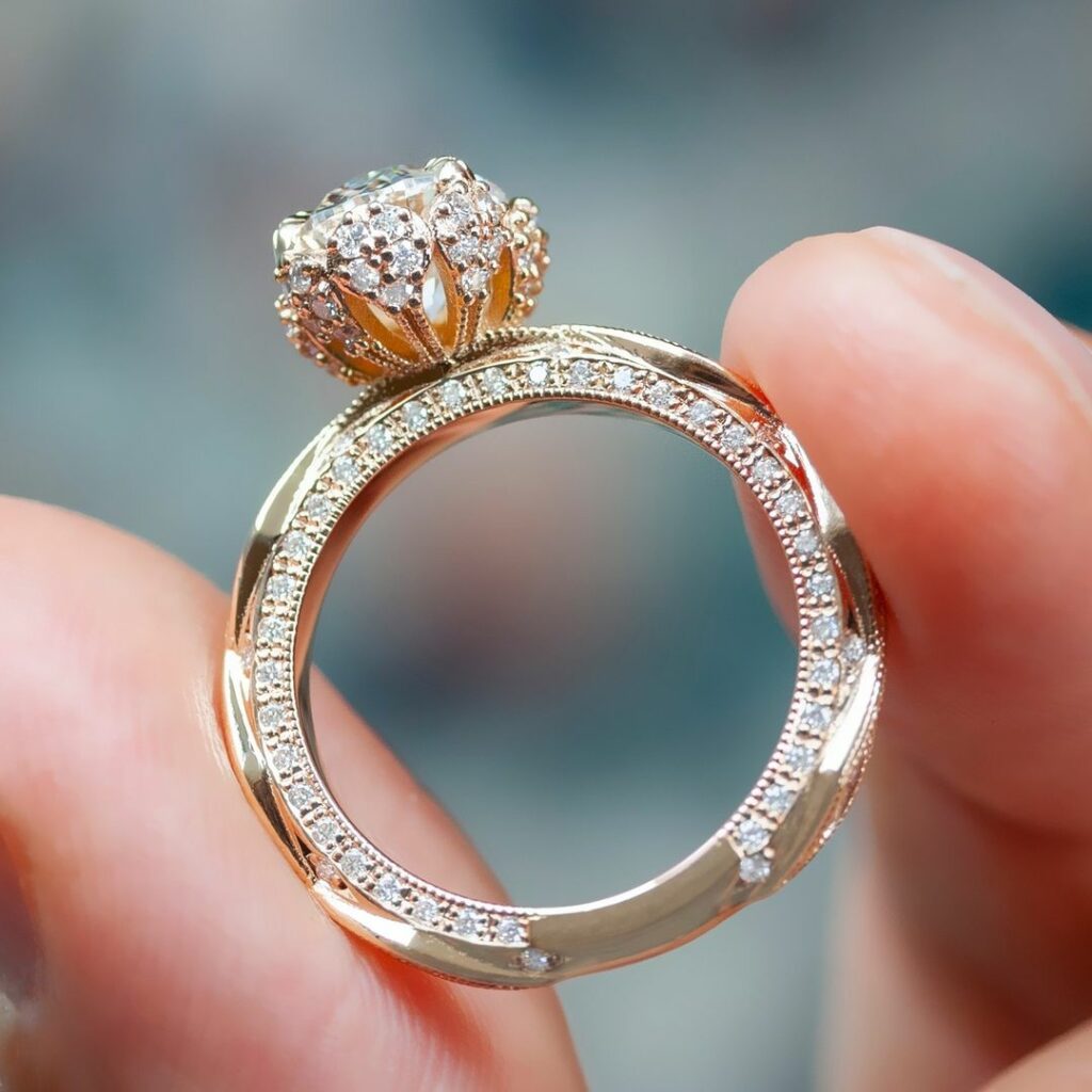 Engagement rings typically cost several times as much as wedding bands