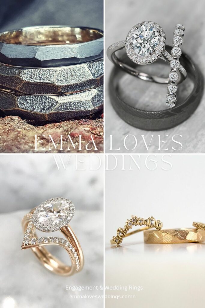 In most cases engagement rings are more expensive than wedding bands