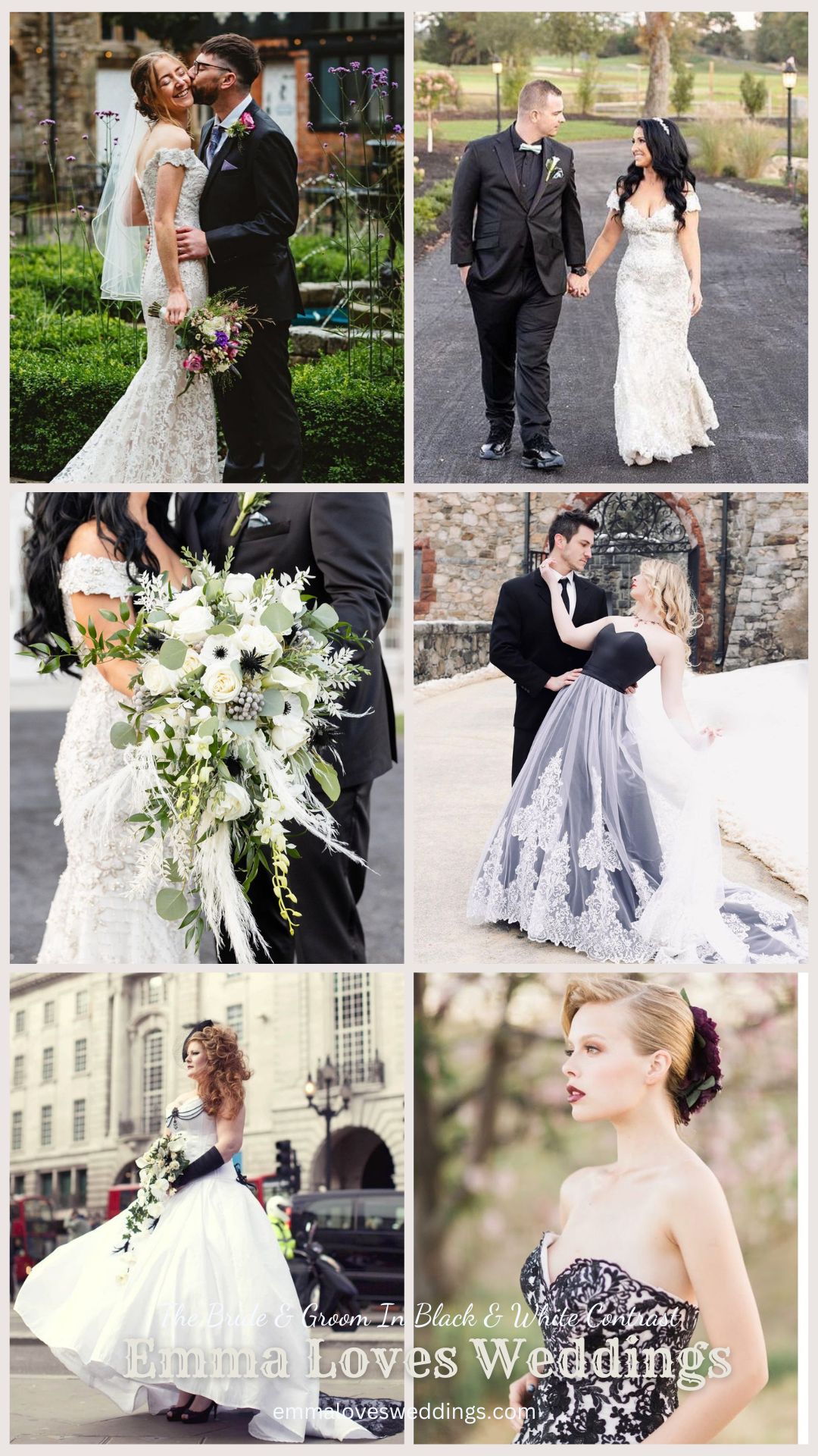 25+ Stunning Black and White Wedding Theme Ideas