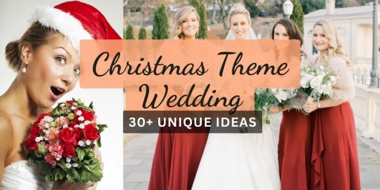 Unique Festive Christmas Theme Wedding Ideas