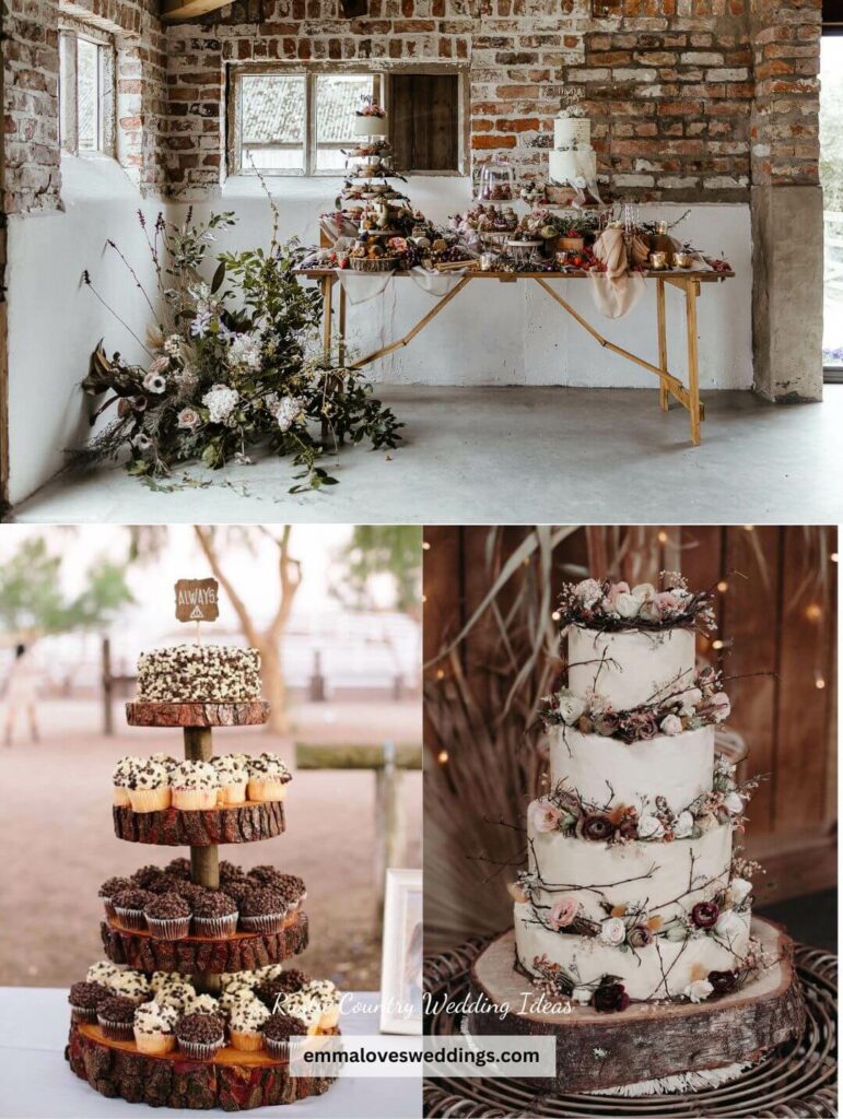 If you're planning a rustic country themed wedding try something fresh and unique.