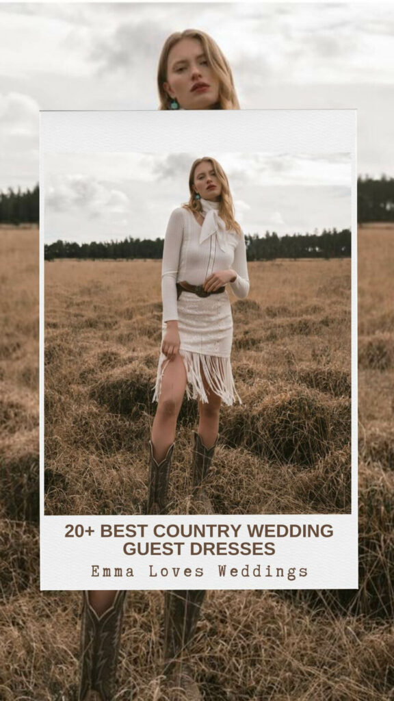 Romantic wedding dress ideas for wedding guests to wear to a country wedding