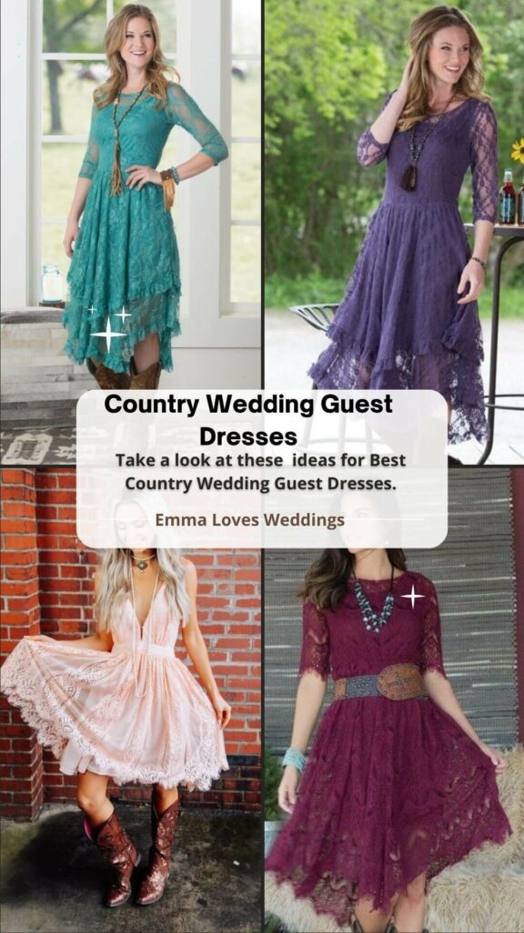 These beautiful country wedding guest dresses are the perfect choice