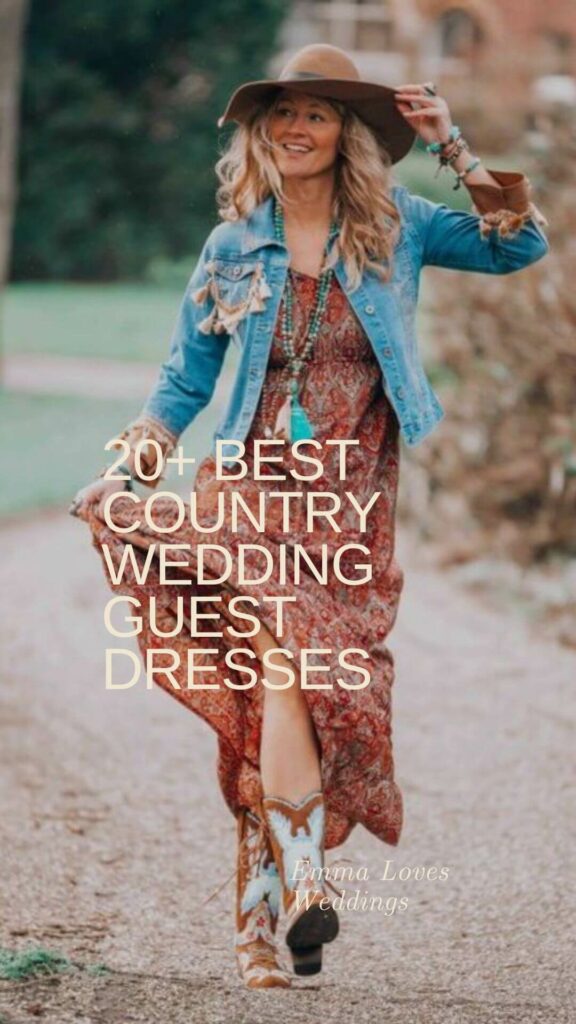 These dresses are perfect examples of boho chic outfits for a country wedding