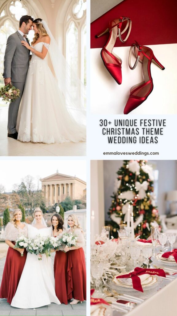 To make your wedding day even more memorable check out these Unique Festive Christmas Theme Wedding Ideas