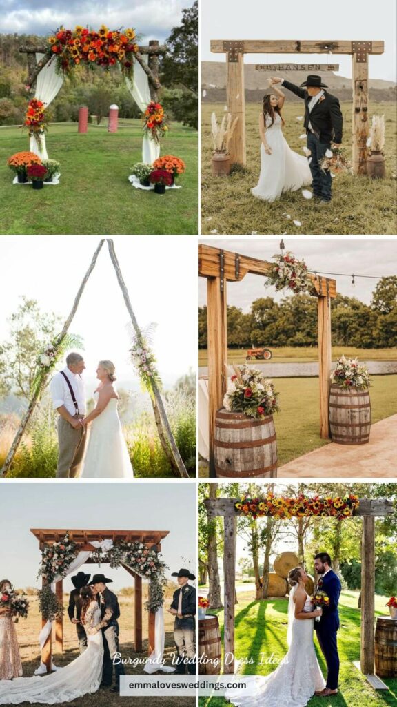 We're in love with this low cost arch from Country Wedding Ideas