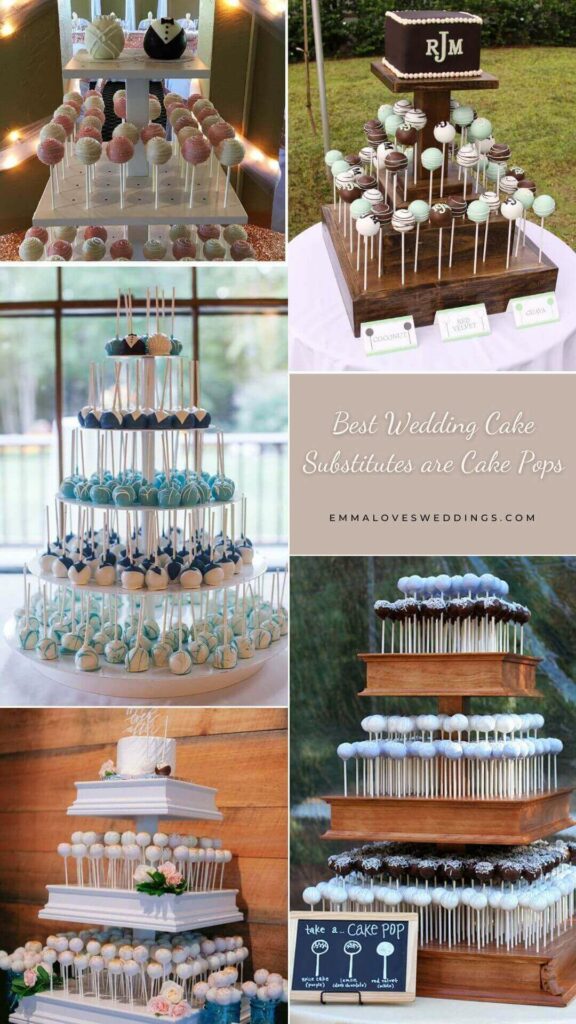 Best Wedding Cake Substitutes are Cake Pops
